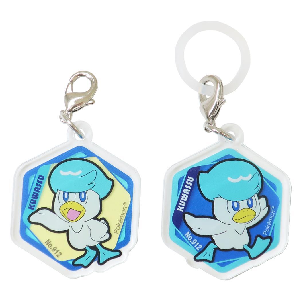 ポケットモンスター レイングッズ アクリルマーカーチャーム 2個セット クワッス ポケモン アイアップ 目印 キャラクター グッズ拍卖