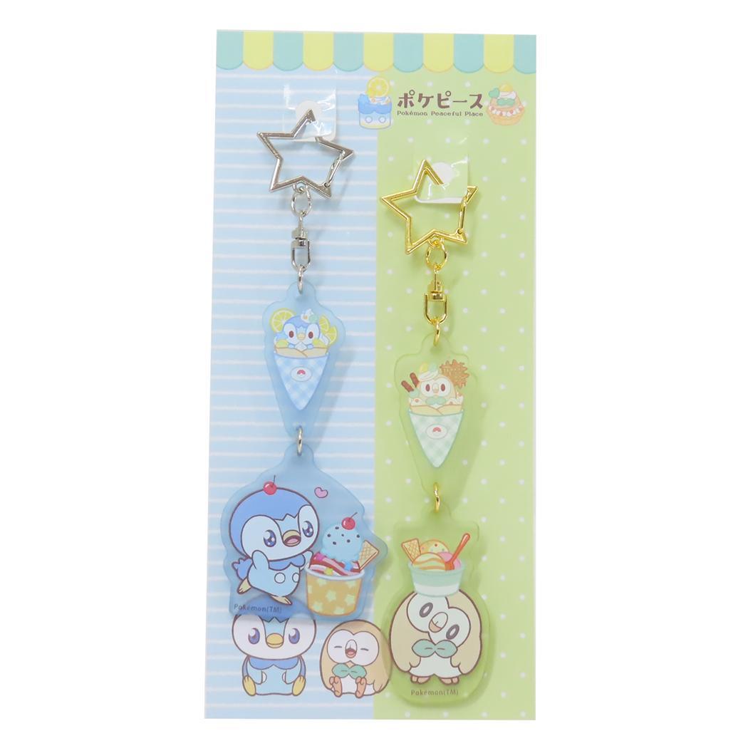 ポケットモンスター グッズ キーリング キャラクター フロストアクリルキーホルダーセット拍卖
