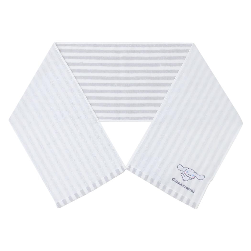 シナモロール スリムロングタオル ジャガード サンリオ マフラータオル キャラクター シナモンホワイト拍卖