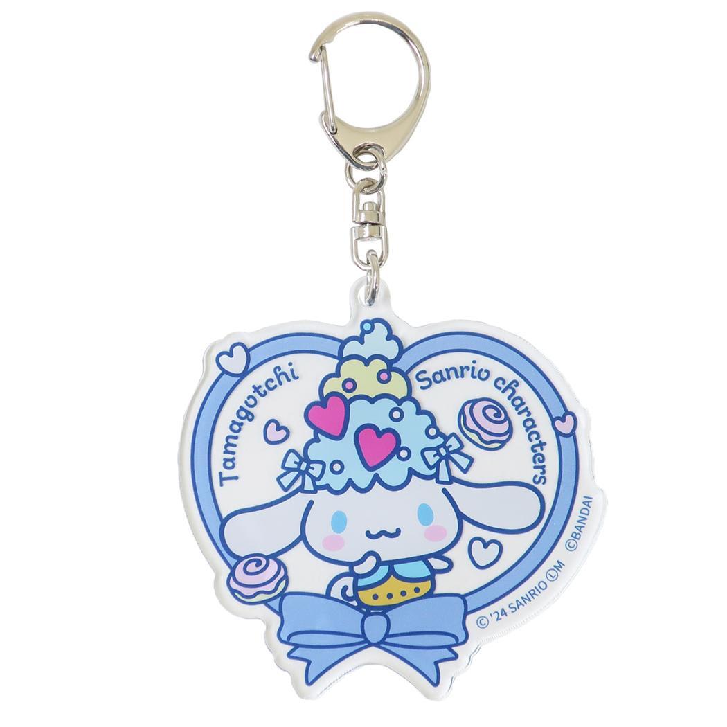たまごっちxサンリオキャラクターズ キーリング アクリルキーホルダー シナモロール サンリオ バンダイ アクキー キャラクター グ拍卖