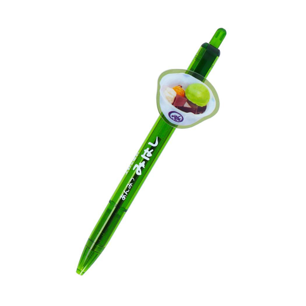 ボールペン 街のかわいいお店屋さん プレート付ボールペン 上野公園前あんみつみはし拍卖