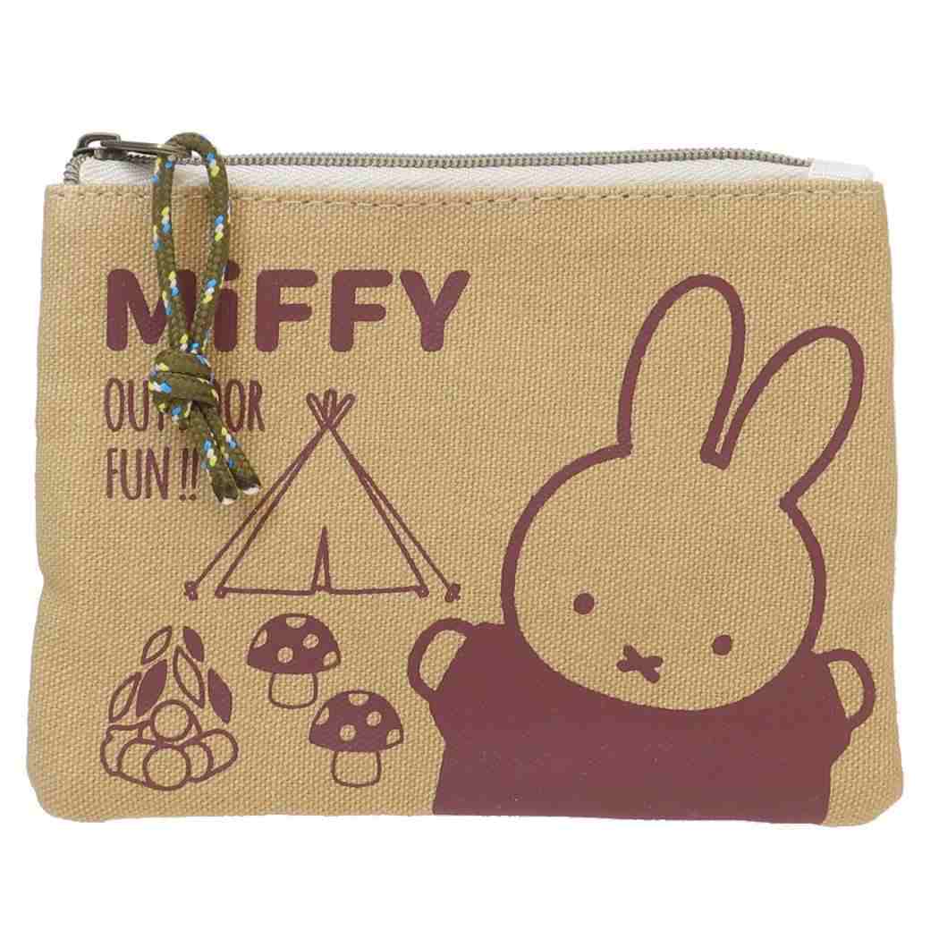 ミッフィー ミニポーチ キャンプシリーズ ティッシュポーチ キャンプ ディックブルーナ ワタナベ 化粧ポーチ 小物入れ 絵本キャラ拍卖