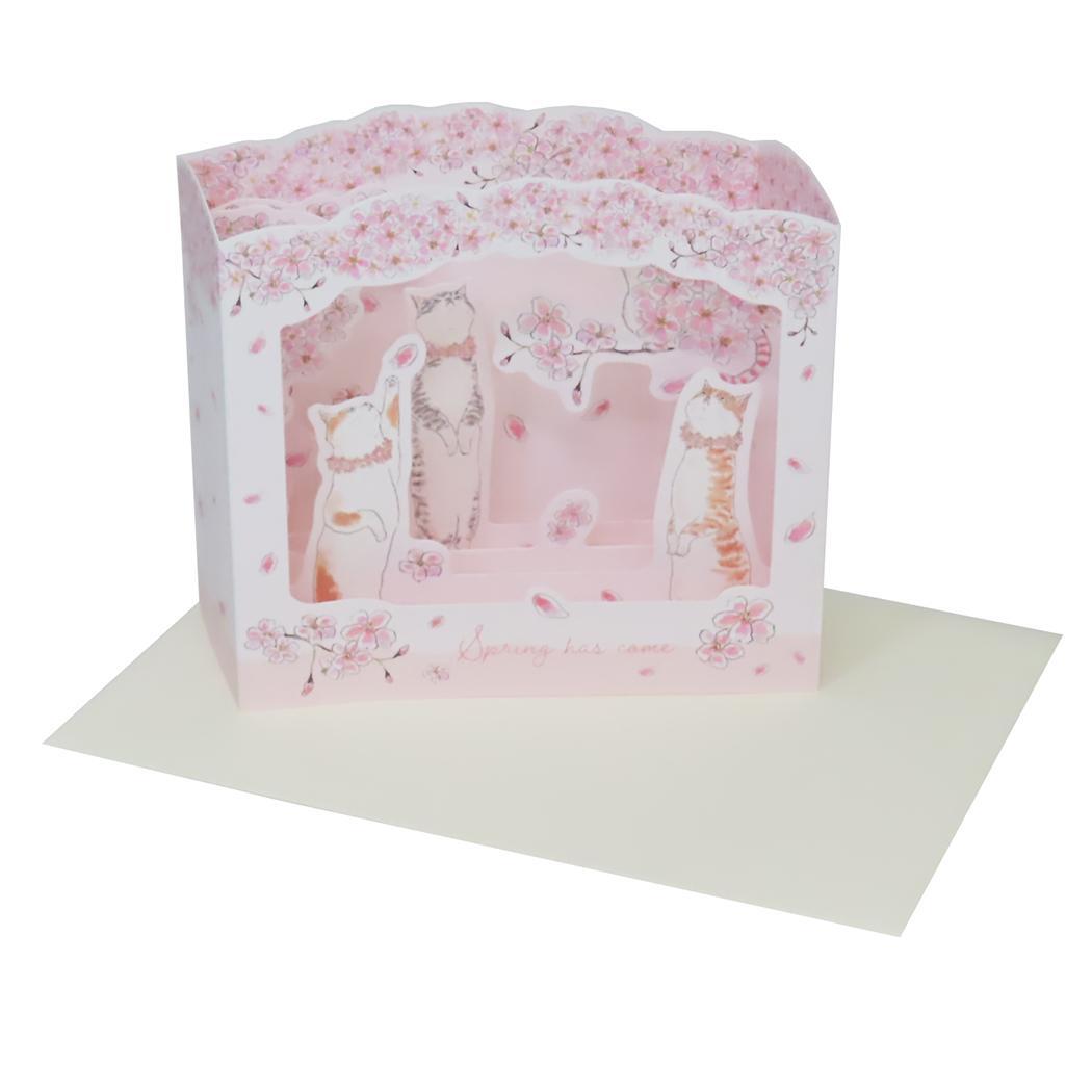トコロコムギ グリーティングカード メッセージカード お花見 BOX アクティブコーポレーション 封筒付き かわいい グッズ拍卖