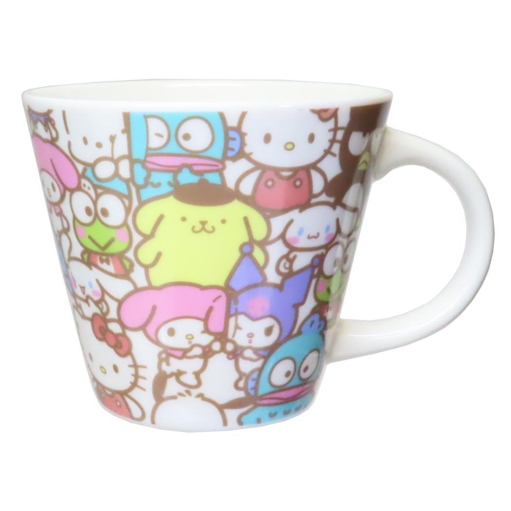 サンリオキャラクターズ マグカップ 陶磁器製マグカップ みんなでぎゅうぎゅう サンリオ ティーズファクトリー プレゼント キャラク拍卖