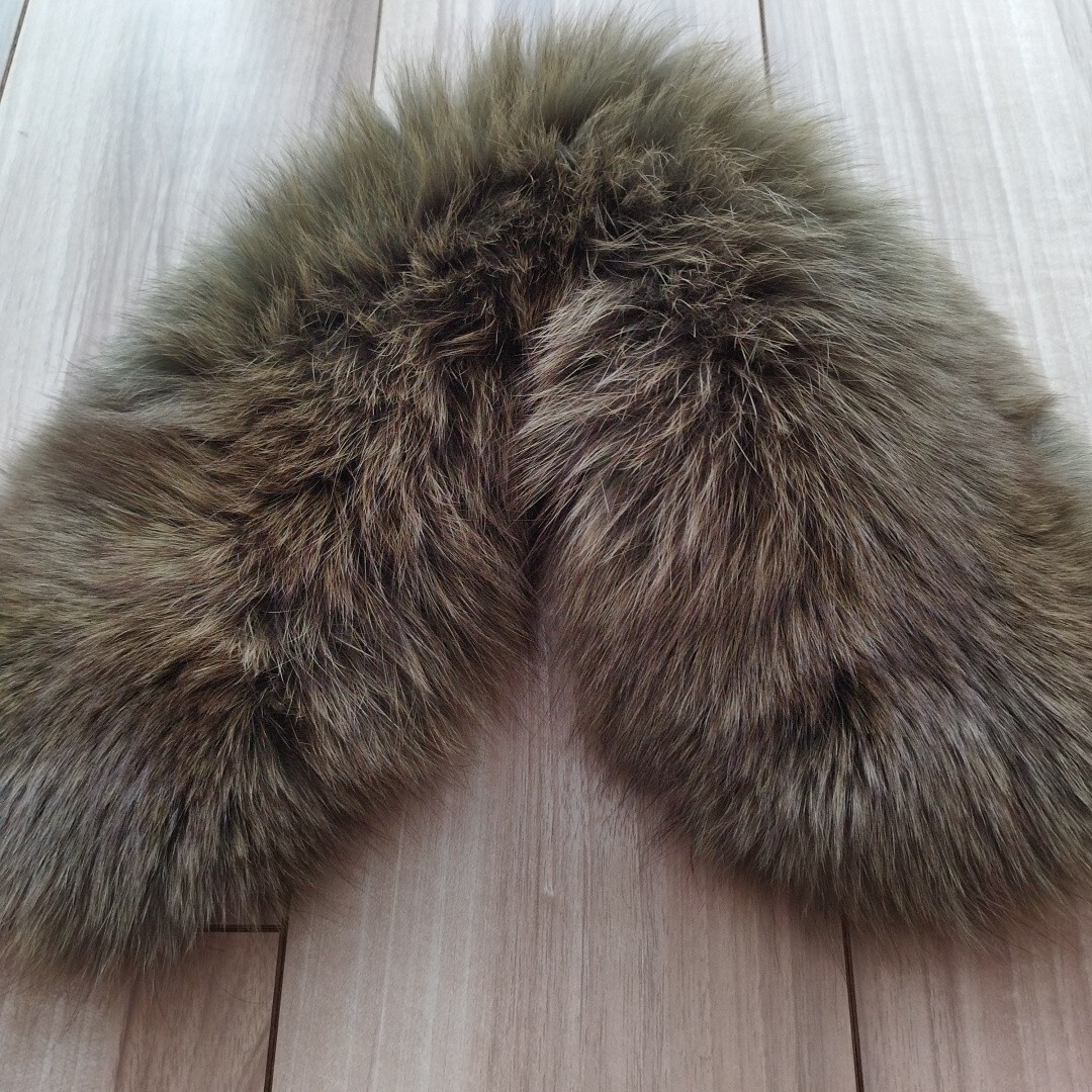 本物毛皮 マフラー フォックスファー 銀座三越にて購入 リアルファー ブラウン 綺麗な超美品拍卖