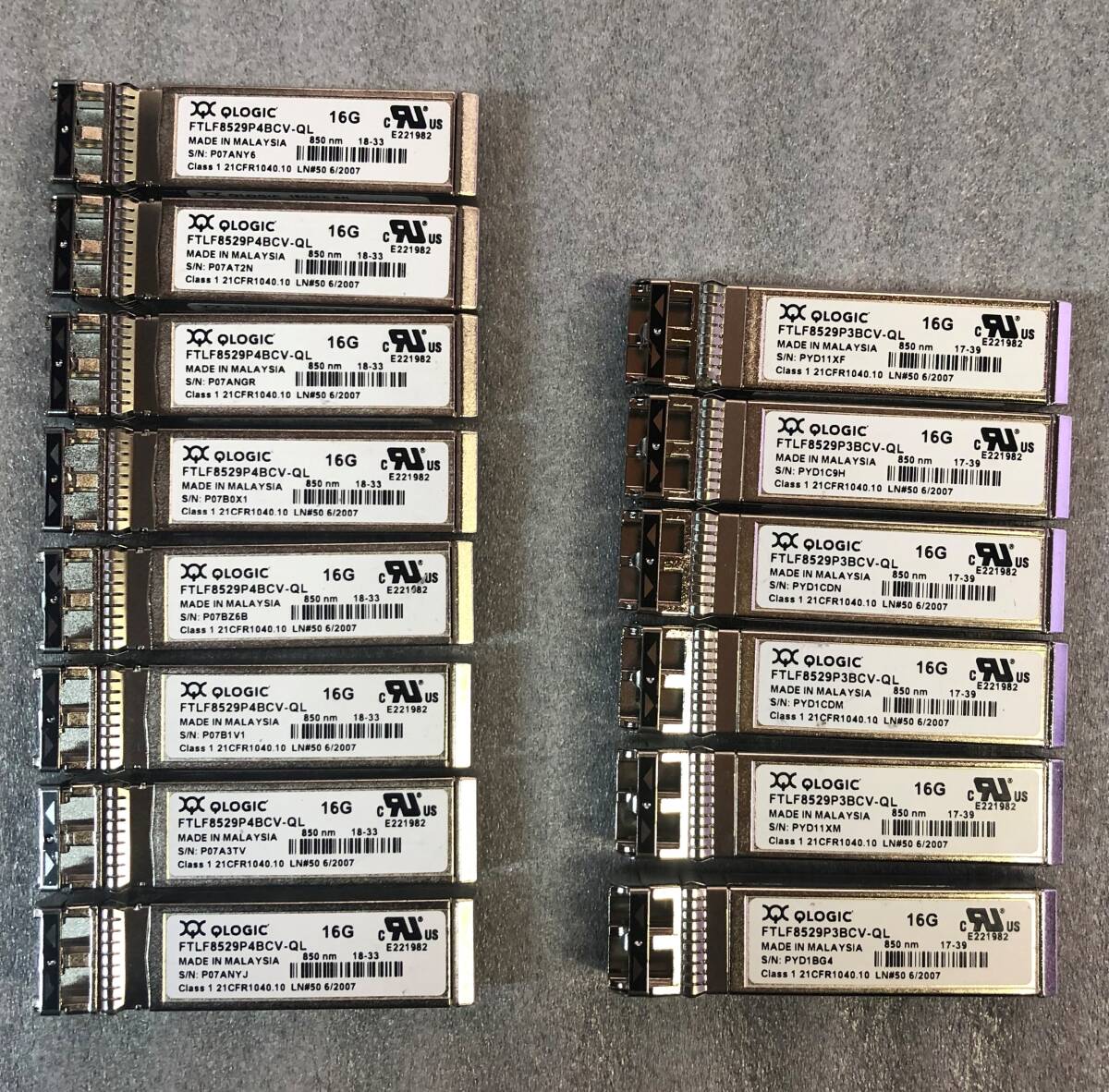 【14本セット】QLogic FTLF8529P4BCV-QL【8本】FTLF8529P3BCV-QL【6本】モジュール 拍卖