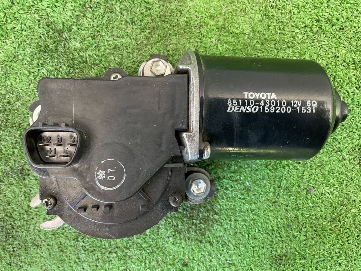 トヨタ コンフォート DBA-TSS11 フロント ワイパーモーター TSS11-9018415 85110-43010 159200-1531拍卖