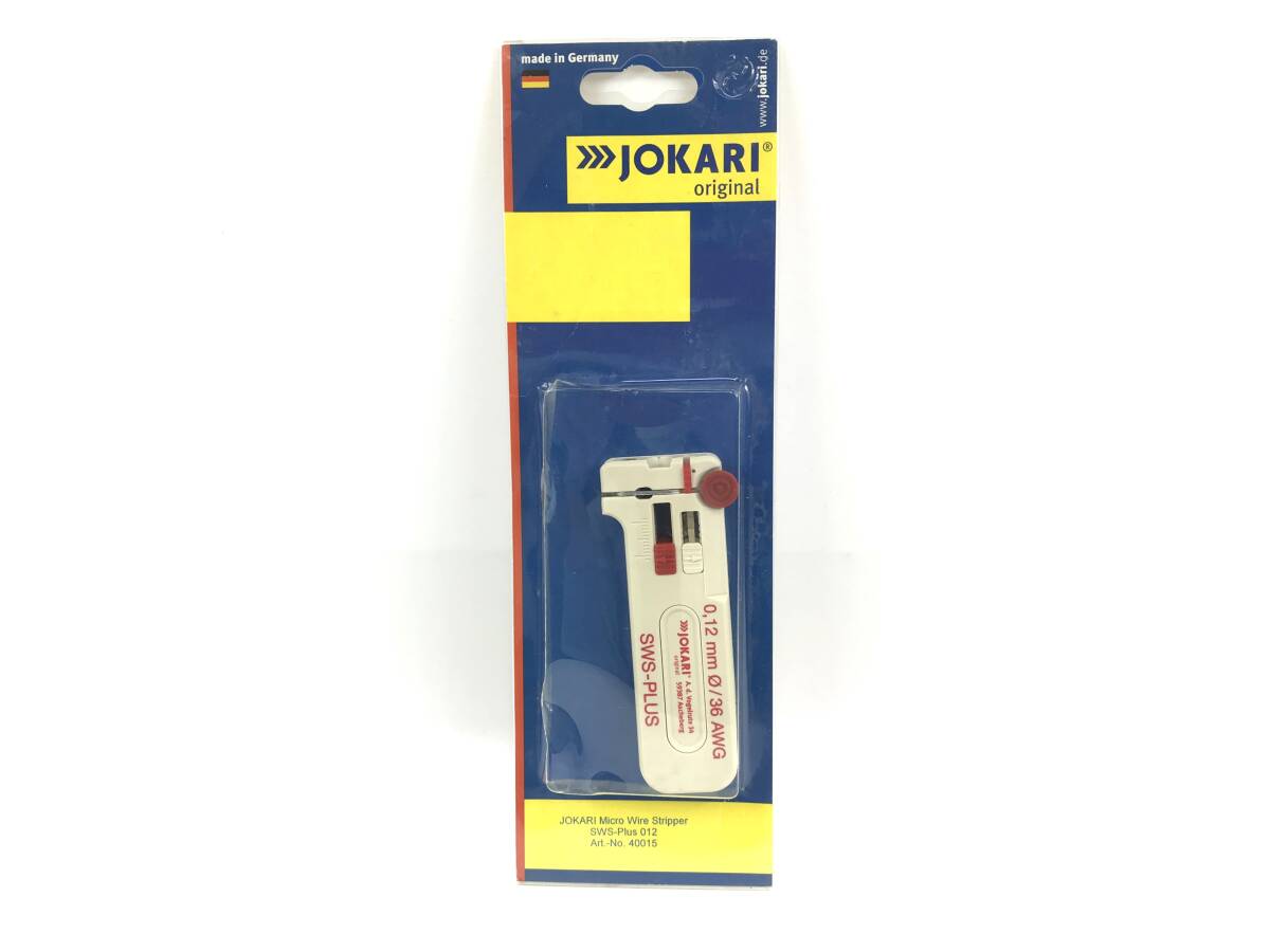 【未使用/保管品】JOKARI ワイヤーストリッパー SWS-Plus012 №40015 JAN:4011391400153 ドイツ製 模型配線 #241203-1拍卖