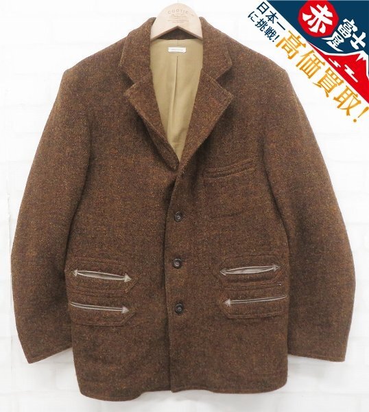 8T7509/ウエアハウス ハリスツイード テーラードジャケット WAREHOUSE拍卖