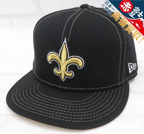 1H7536/NEWERA 59FIFTY NFL 100周年記念 セインツ ベースボールキャップ ニューエラ拍卖