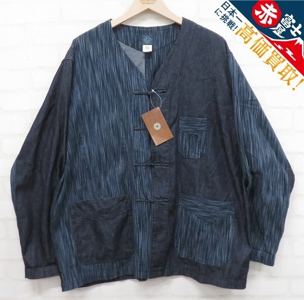 8T7652/未使用品 POST OALLS 3109C-XX POST Chinois DV ポストオーバーオールズ チャイナジャケット拍卖