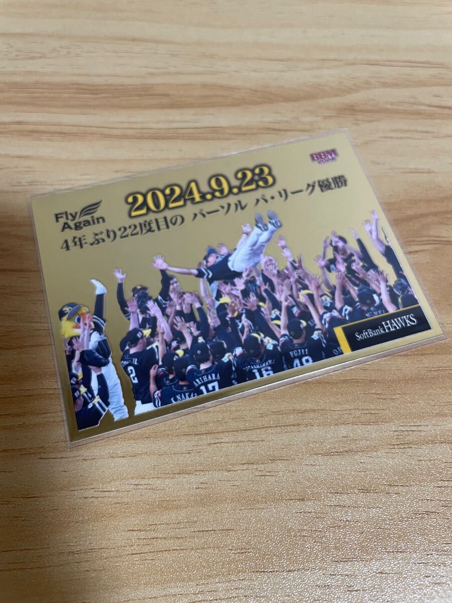 BBM 2024 福岡ソフトバンクホークス 優勝カードセット FLY AGAIN 胴上げカード 328枚限定拍卖