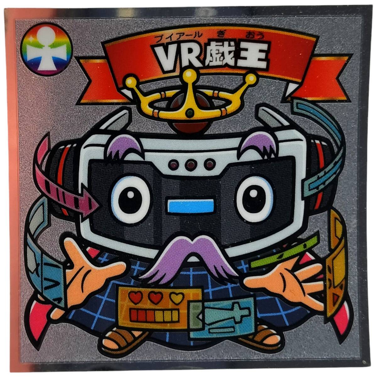 【T22】35弾 ロッテ 悪魔VS天使シール 408- 天 ブイアールぎおう VR戯王☆retorodac拍卖