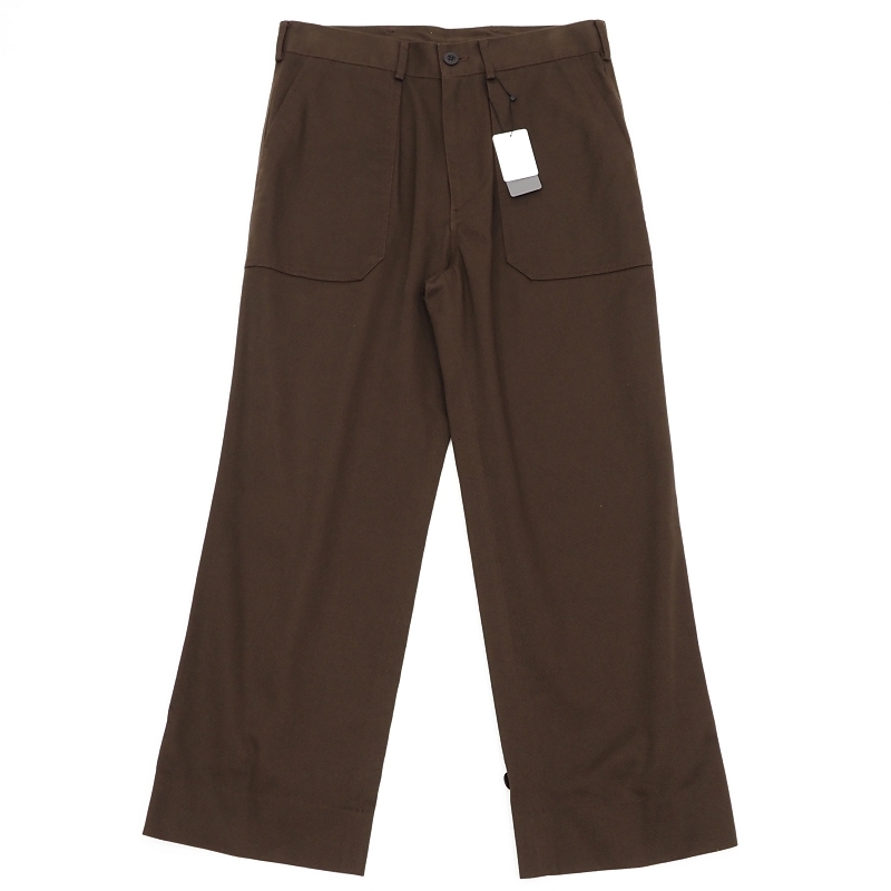 L0515S 新品 ESTNATION/カツラギ イージーベイカーパンツ 【サイズ:M】 ブラウン エストネーション拍卖