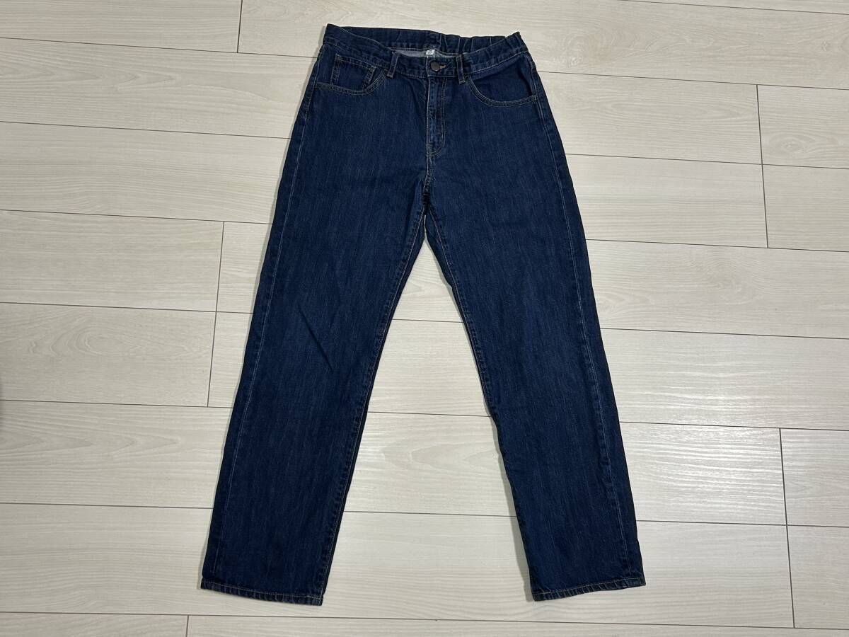 ★UNIQLO ユニクロ 160サイズ KIDS ストレートジーンズ デニムパンツ★拍卖