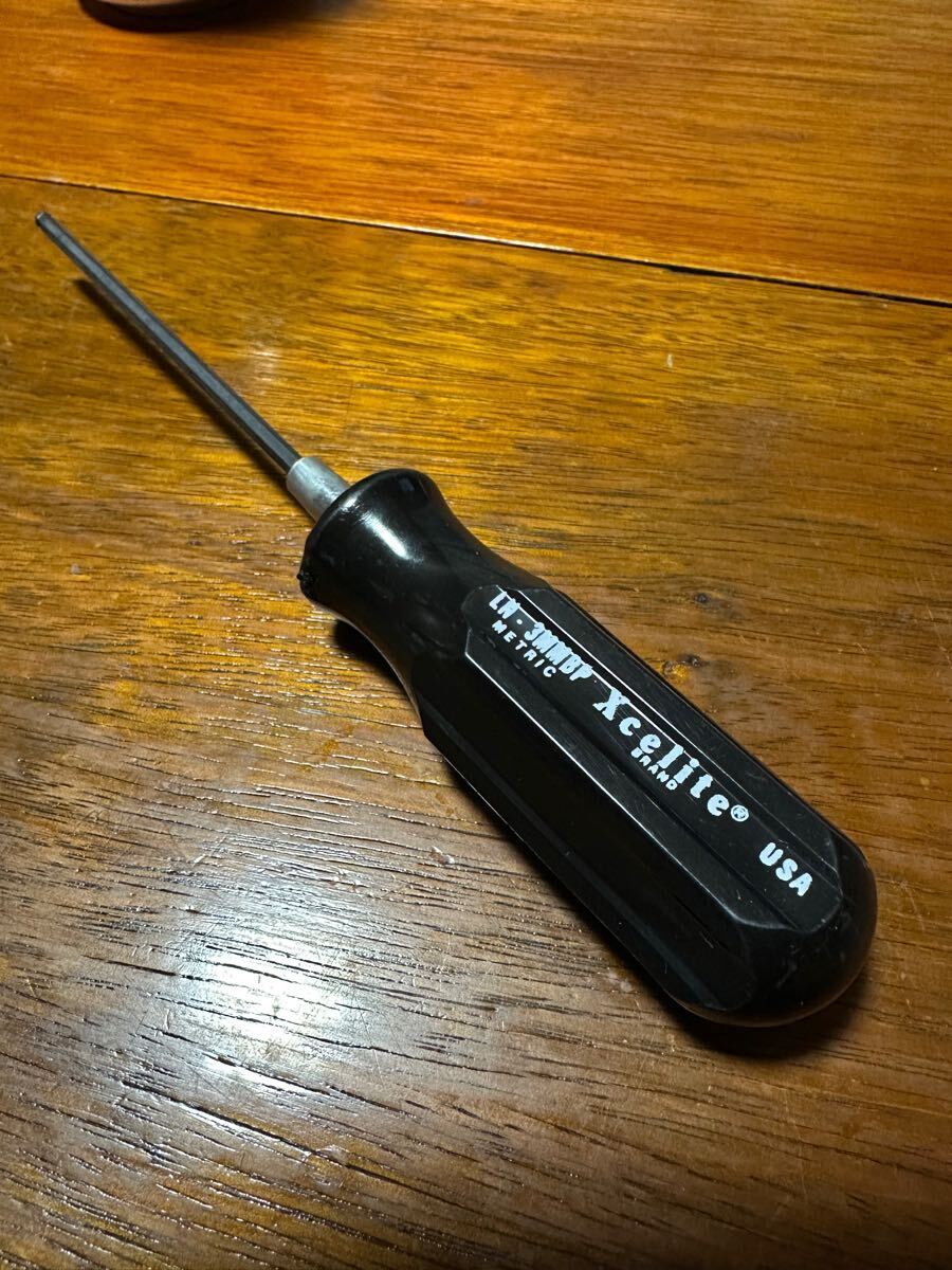 Xcelite LN 3㎜BP USA 六角ボールポイント3ミリドライバー送料無料レターパックライト拍卖