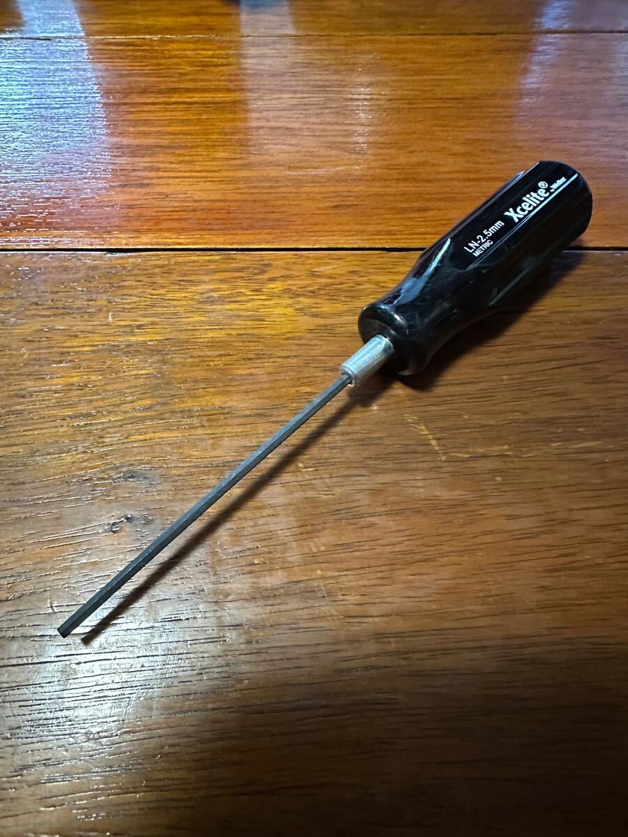 Xcelite LN-2.5MM USA 六角棒ドライバー2.5ミリ送料無料拍卖