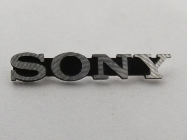 ■SONY アルミ エンブレム ロゴプレート 幅22.5mm ⑥ 純正品拍卖