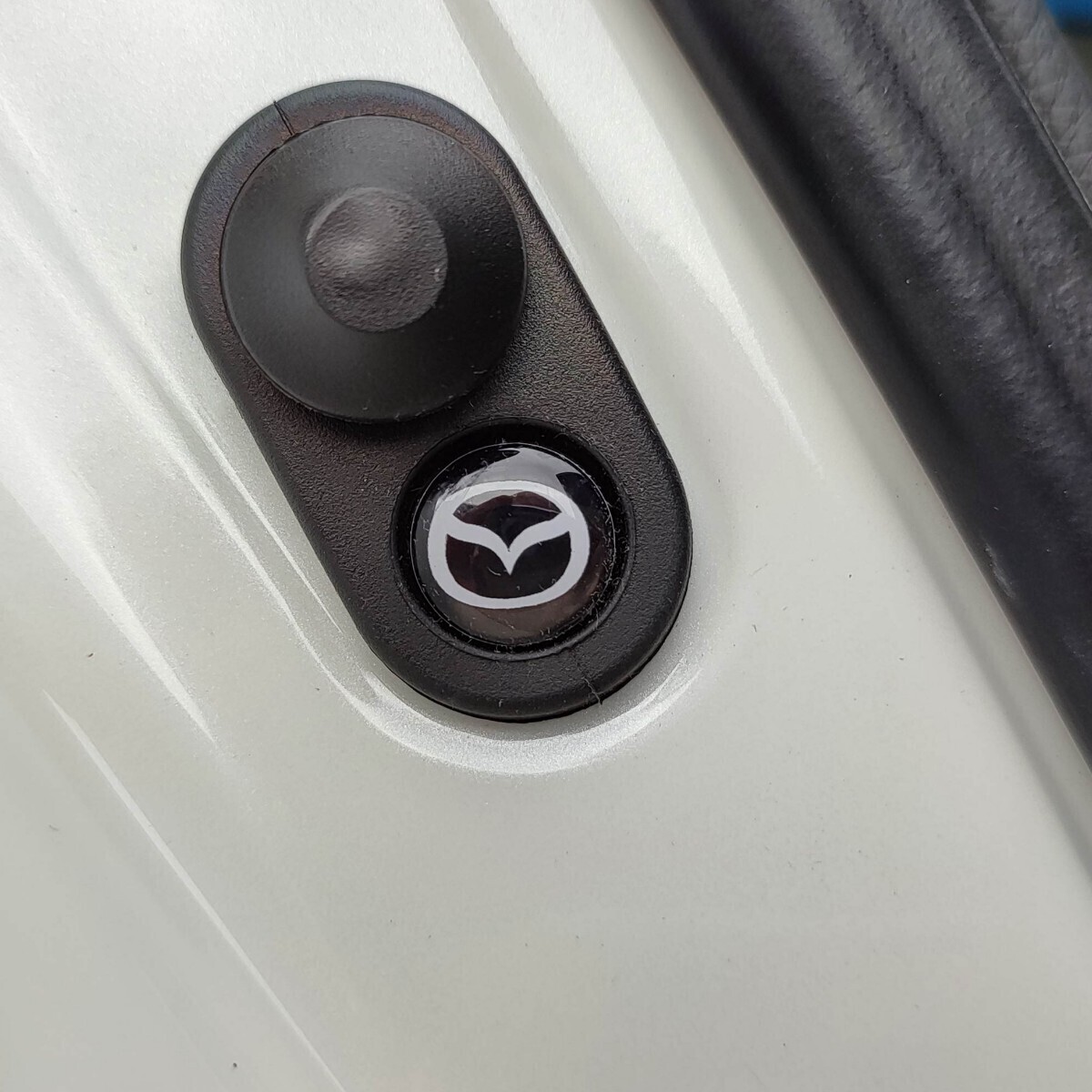 マツダ ネジ山隠しステッカー 4P■CX-3/5/7/8 デミオ アテンザ アクセラスポーツ ロードスター RX-378 MAZDA3 プレマシー ビアンテ拍卖
