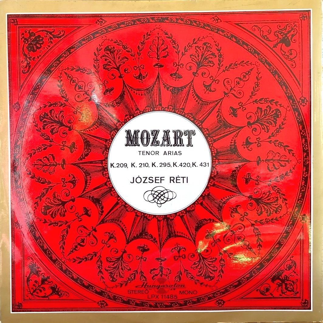 LP ハンガリー HUNGAROTON ヨージェフ・レーティ/モーツァルト 管弦楽伴奏アリア集拍卖