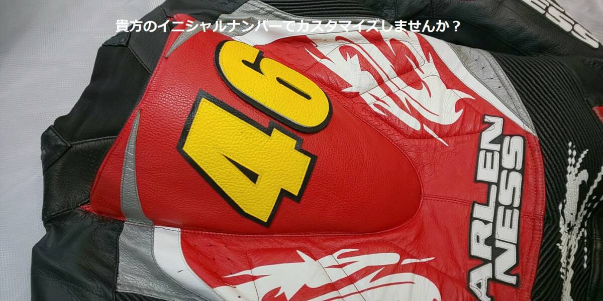 レザーゼッケンナンバー ダブル文字 1文字 009拍卖