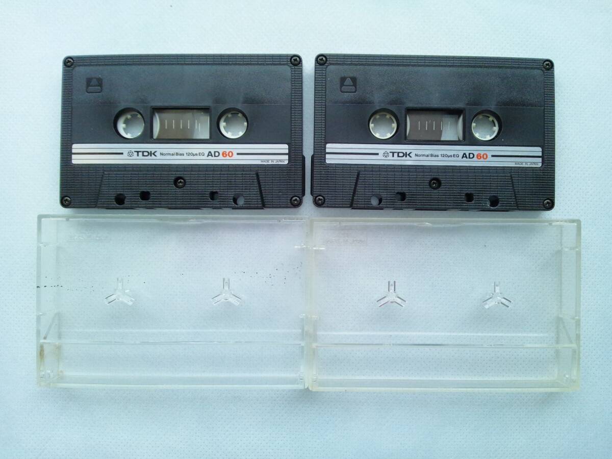 カセットテープ TDK AD60 x 2本 (TYPE I NORMAL POSITION)拍卖