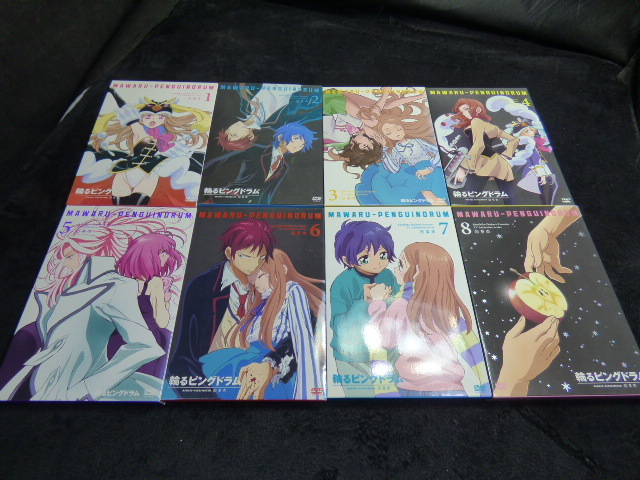 ほ62.輪るピングドラム DVD 全8巻 ポストカード付き拍卖