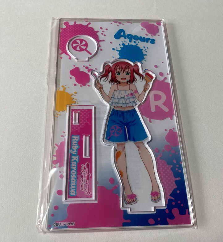 ラブライブ! サンシャイン!! キャラポップフェス限定 アクリルスタンドPOP 黒澤ルビィ拍卖