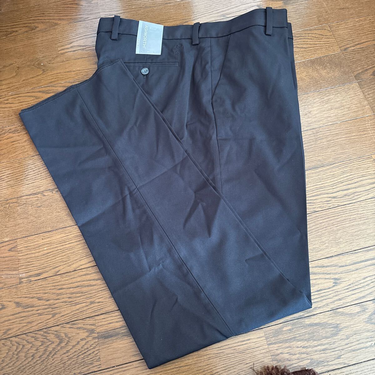 ゴルフパンツ/ スラックス/アッシュワース/未使用/W91/ブラック/ティラーメイド/未裾上げ/ストレッチ拍卖