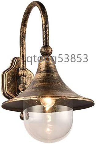 ブラケットライト ウォールランプ 玄関ライト 欧風ヴィンテージガーデン家庭用防水装飾壁ランプ屋外ウォールライト 屋外照明 壁掛け照明/壁拍卖