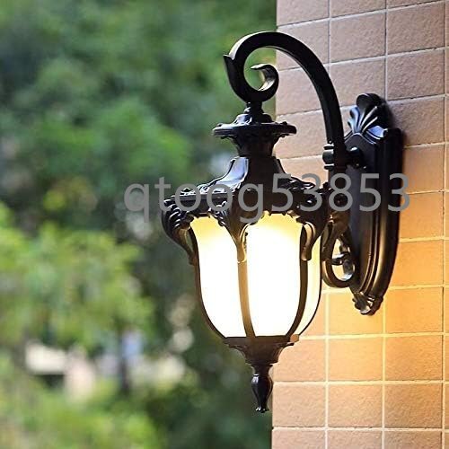 欧風復古庭園別荘の蝶の花防水壁明かりベランダ廊下壁の明かりブラケットライト ウォールランプ 玄関ライト E26口 屋外ウォールライト 屋外拍卖
