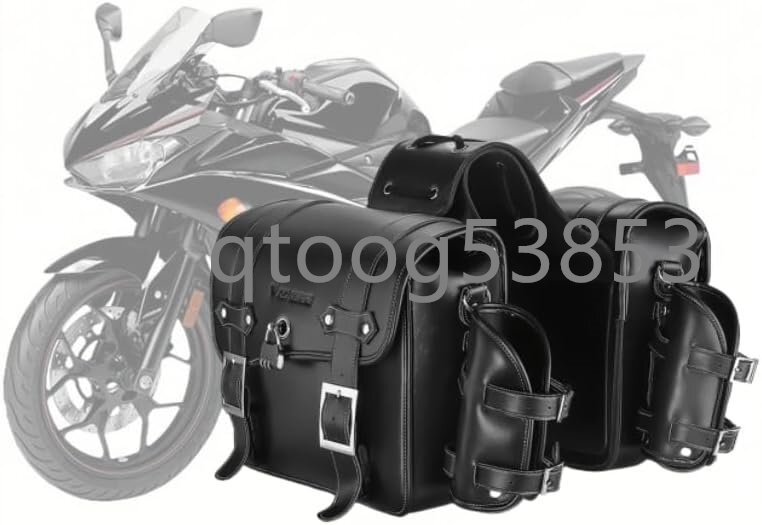 バイク用サイドバッグ レトロ ダブルサイドバッグ 大容量8+8L 左右セット 本革収納バッグ サイドバッグ 大容量レザー収納バッグ 貴重品用パ拍卖