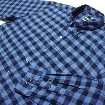 ■極美品 ^^ 送料0 ^ ^【 VAN HEUSEN フランネル地 シャツ 2L 】 ヴィンテージ感漂う一着!ビエラシャツ ネルシャツ アメリカ USA古着 N12拍卖