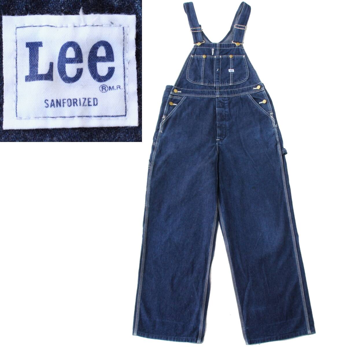 (41702)良品Lee リー 0294 デニム オーバーオール W32 (50年代ヴィンテージ復刻 ARCHIVE アーカイブス 日本製 サロペット)拍卖