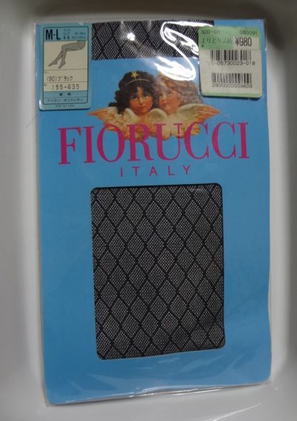 新品 レトロ フィオルッチ ストッキング M-L ブラック 黒拍卖