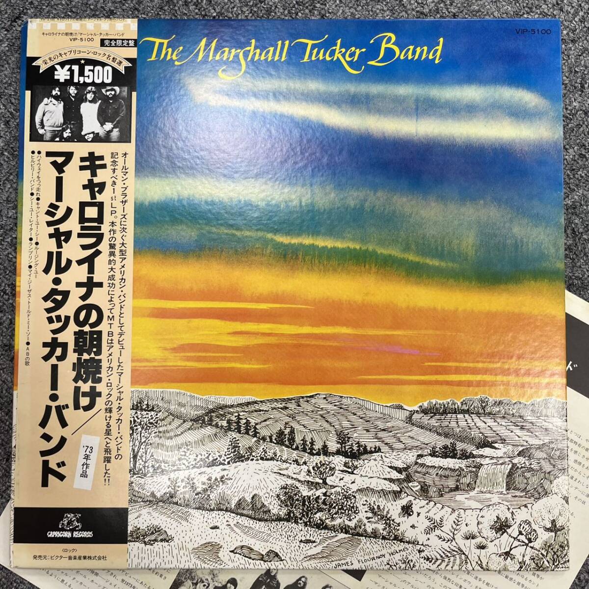 帯付き The Marshall Tucker Band「The Marshall Tucker Band」LP(12インチ)/Capricorn Records(VIP-5100) NB1213-055拍卖