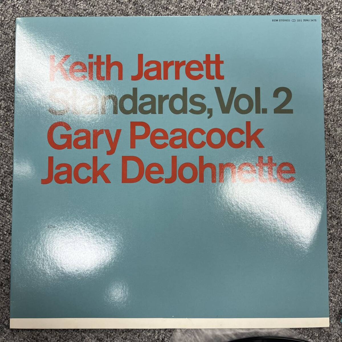 Keith Jarrett「Standards Vol. 2」LP(12インチ)/ECM Records(25MJ 3475) NB1218-032拍卖