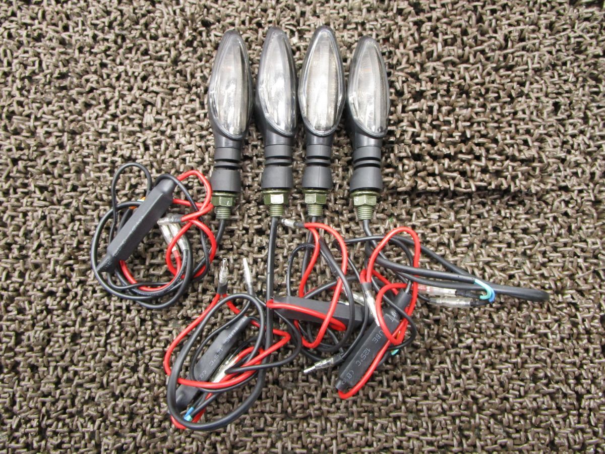 トライアンフ スピードトリプル955i 社外 ウインカー ●V876!4個セット TE508 【 M 】 TRIUMPH Speed Triple 動画有 インジェクション拍卖