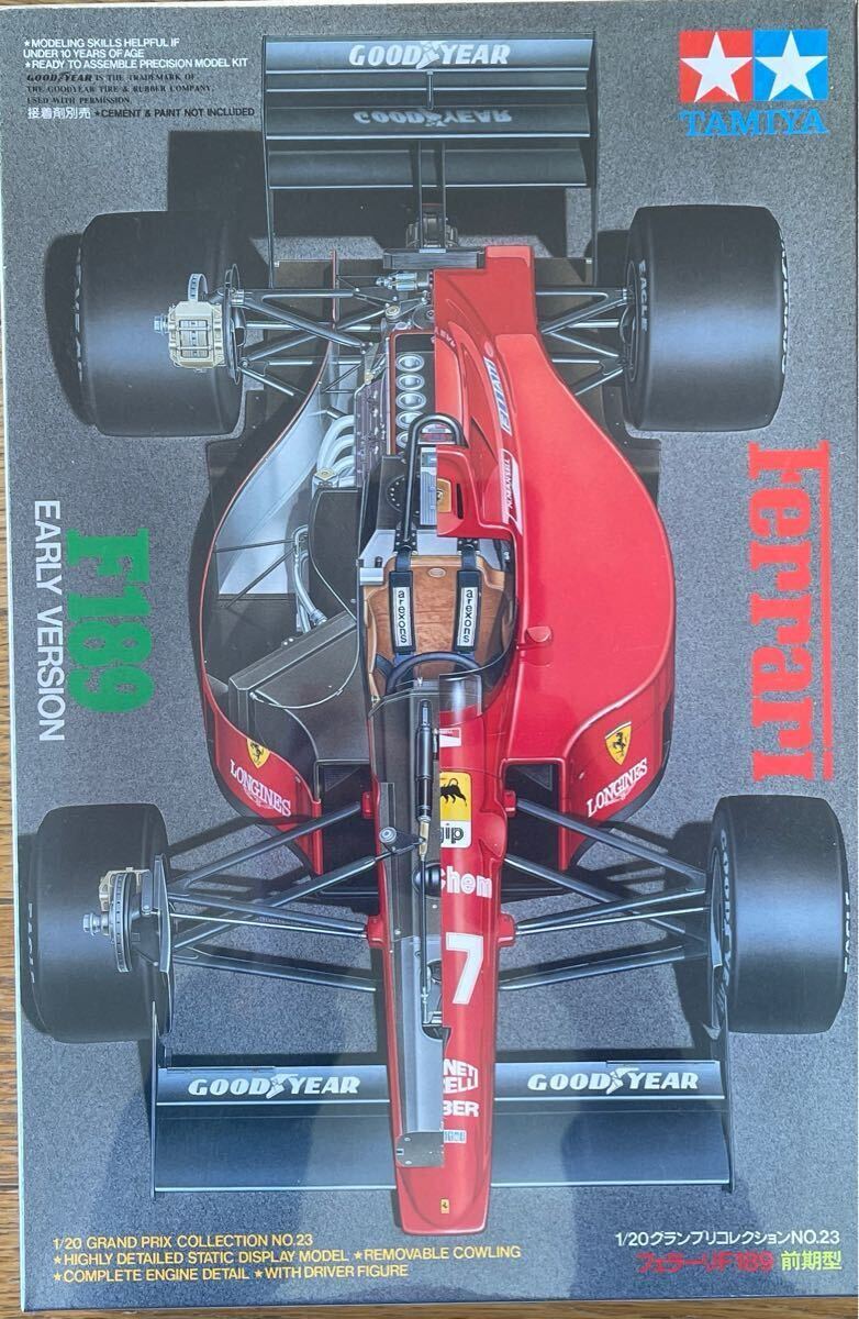 タミヤ フェラーリ F189 前期型 EARLY VERSION フェラーリF189前期型 未組立外装シュリンク未開封品グランプリコレクション Ferrari拍卖