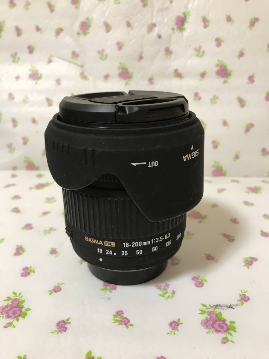 良品 PENTAX SIGMA DC 18−200mm f3・5−6・3 花型フード付拍卖