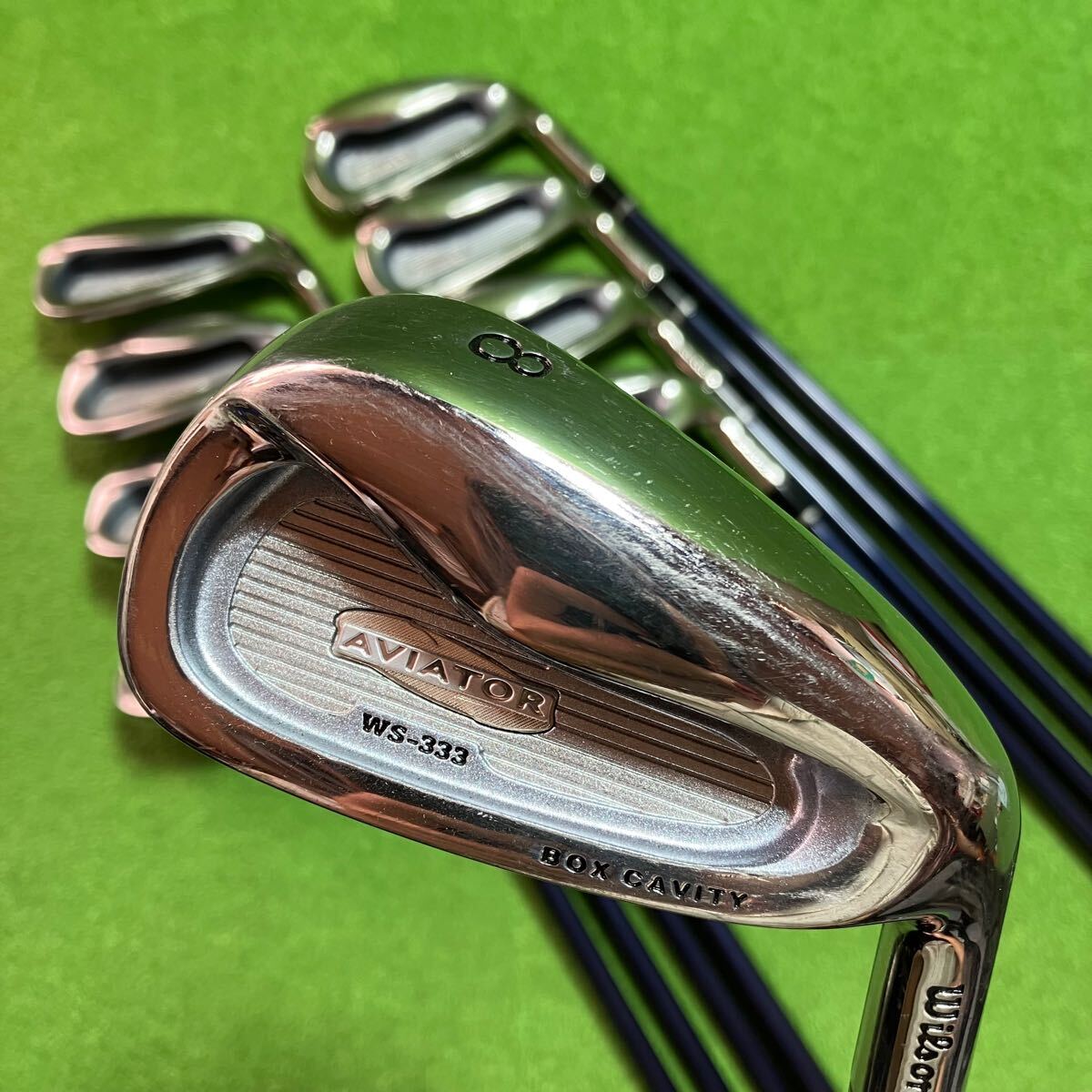 AIS-151 Wilson ウィルソン AVIATOR WS-333 アイアン9本セット #4〜S オリジナルシャフト カーボン フレックスR 全国送料無料拍卖