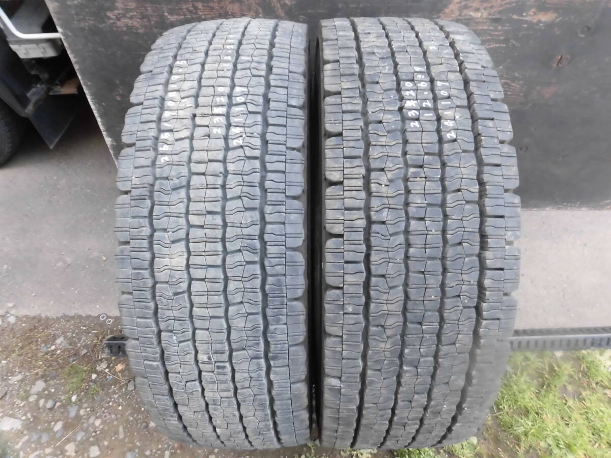 265/70R19.5 140/138J●ダンロップ 2023年スタッドレス2本●241107拍卖