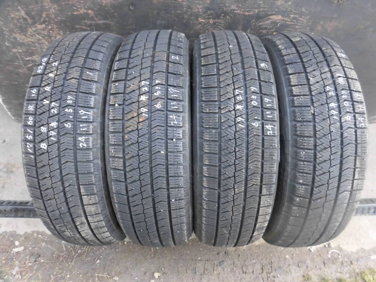 175/60R16 82Q●ブリヂストン 2019年スタッドレス4本●241119拍卖