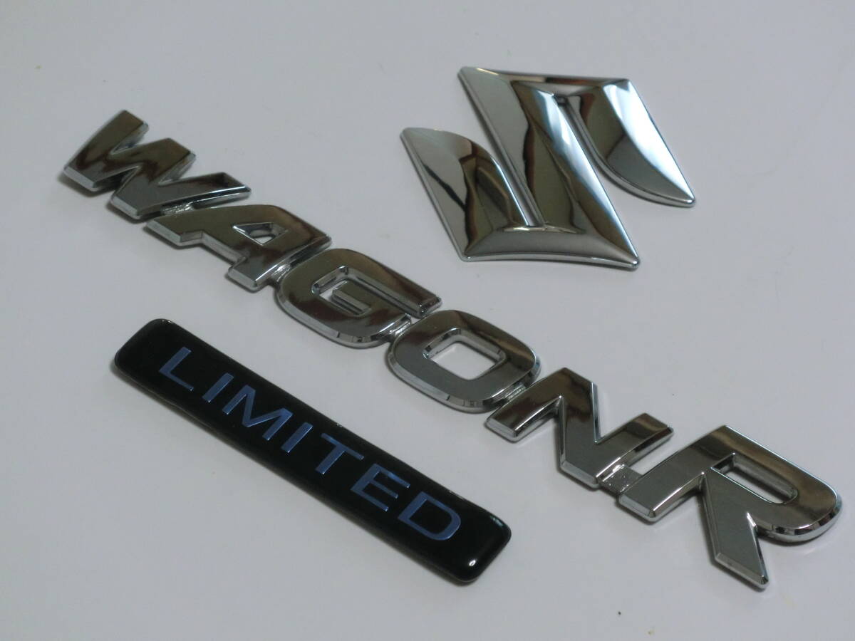 極美品/MH22SワゴンR/MH21S/リヤエンブレム3個1セット//USED拍卖