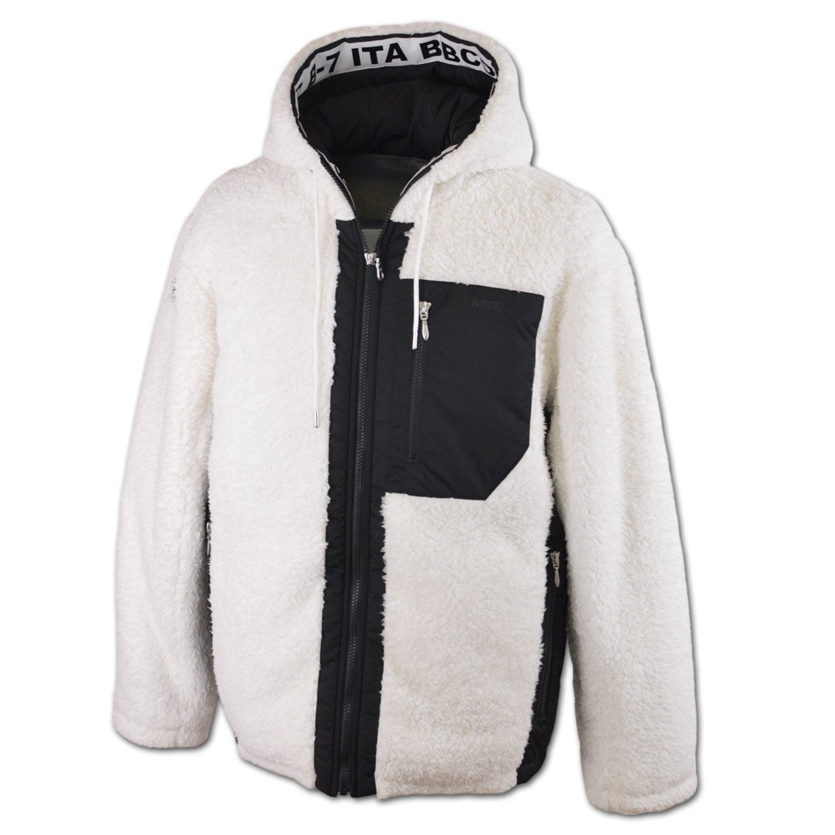 3割引【BBCO ビビコ】メンズ ブルゾン LL(50) 白 35-3117-01-01 アンジェロ カジュアル おしゃれ かっこいい 高級素材 大きいサイズ @拍卖