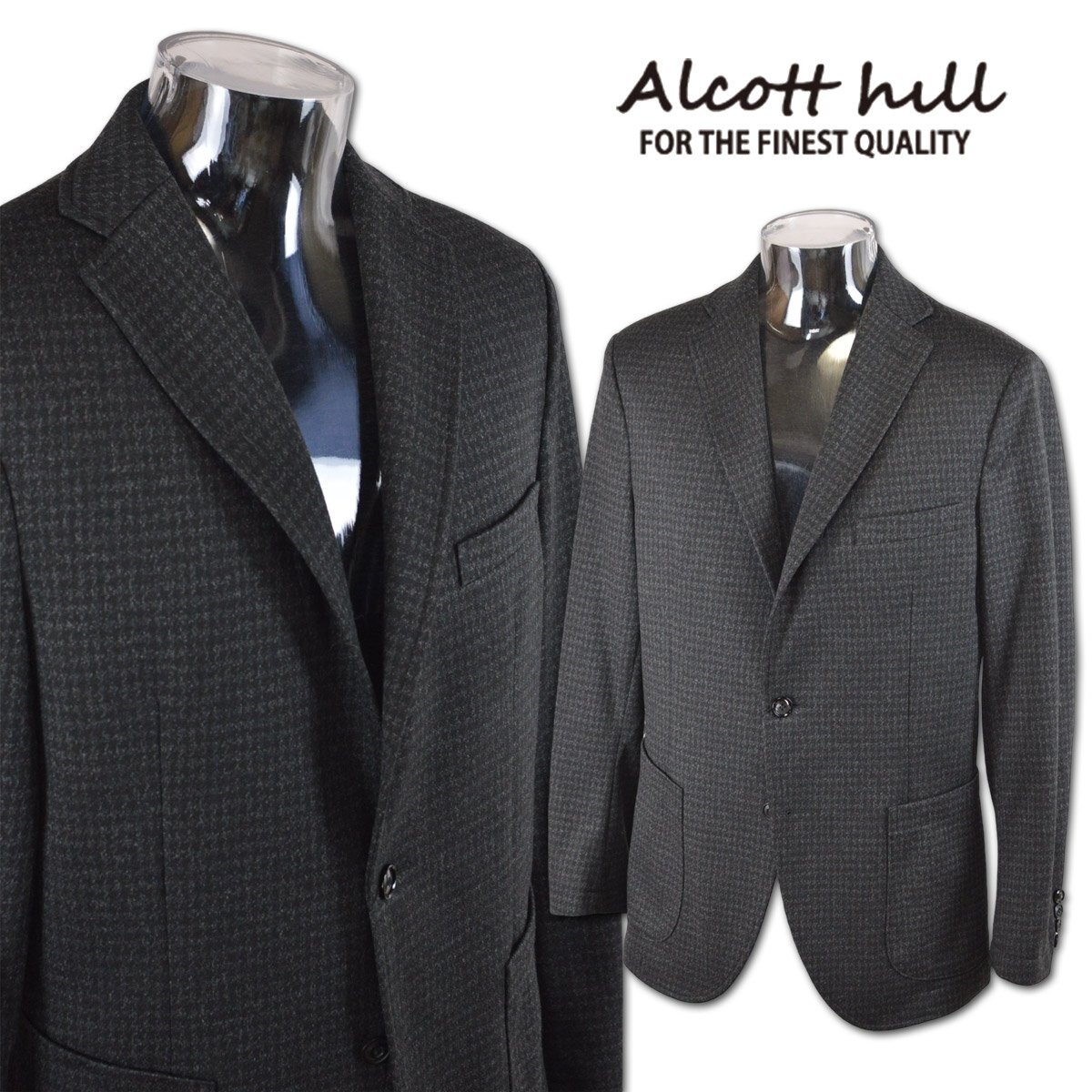 3割引【Alcott hill アルコットヒル】メンズ ジャケット LL(50) グレー 35-4110-10-39 アンジェロ カジュアル おしゃれ ブレザー @拍卖