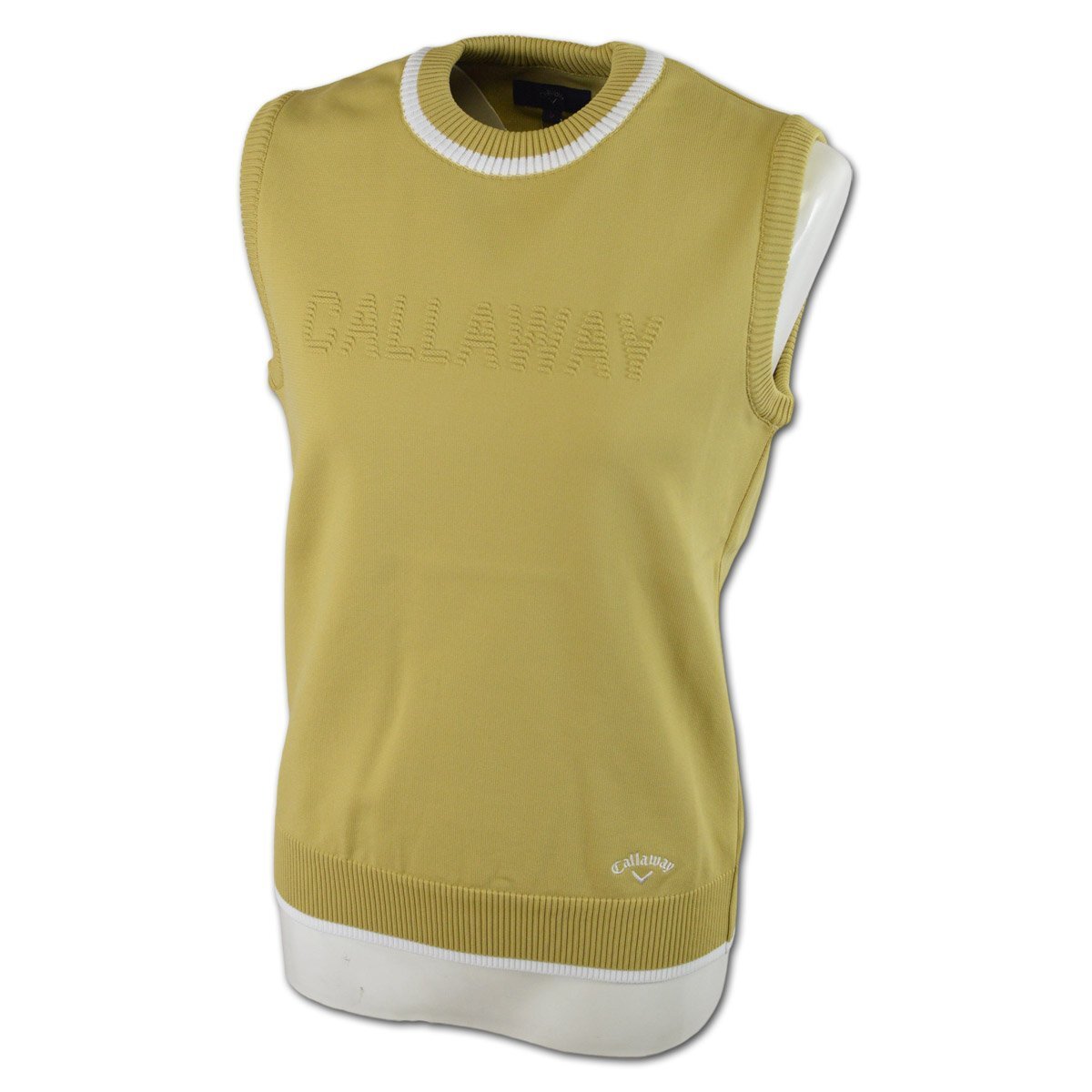 3割引★キャロウェイ★レディース ニットブルゾン S 7号 ベージュ C24219200-1040 Callaway ゴルフ おしゃれ @拍卖