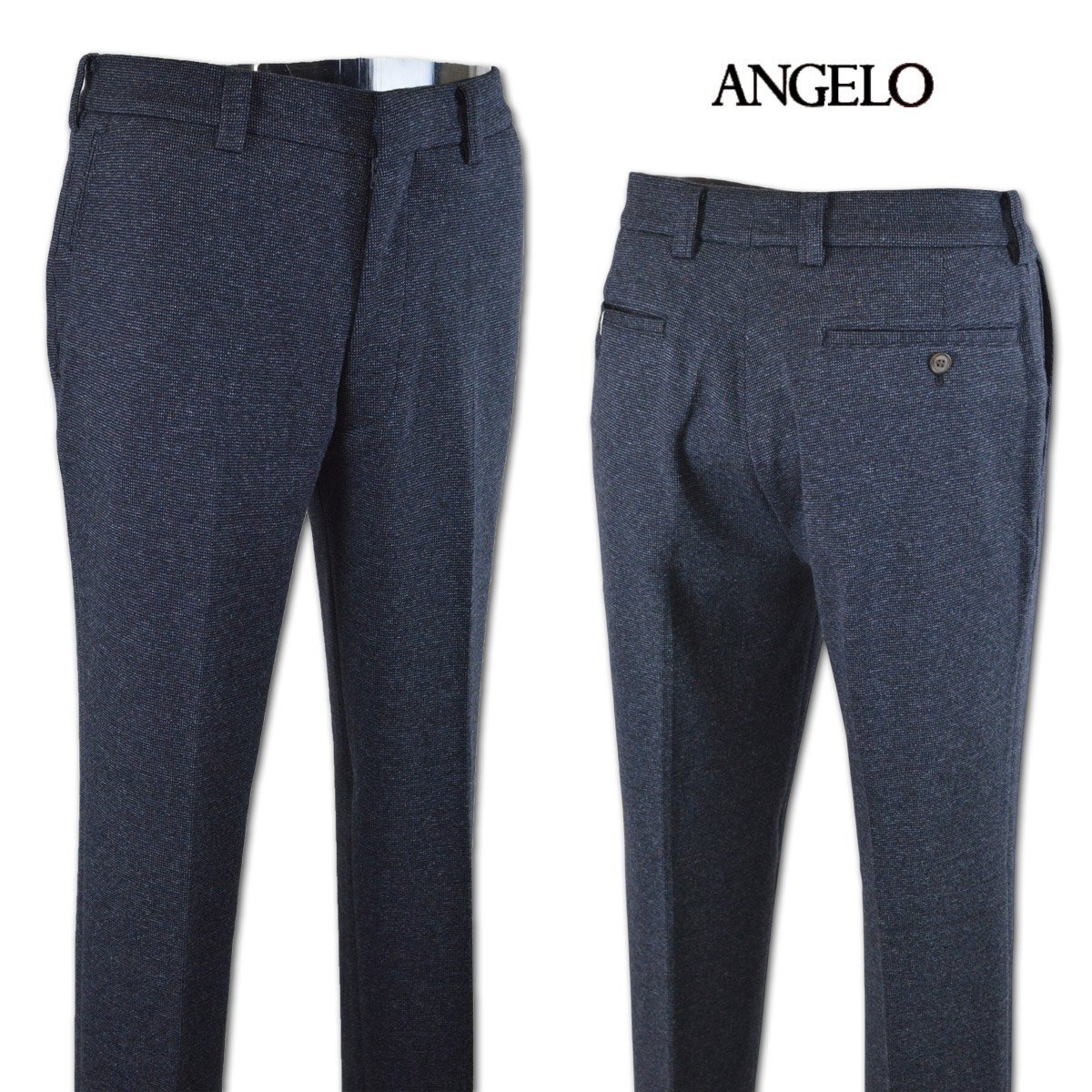 3割引【ANGELO アンジェロ】メンズ パンツ 88cm 紺 45-5001-04-49 カジュアル ゴルフ おしゃれ かっこいい @拍卖