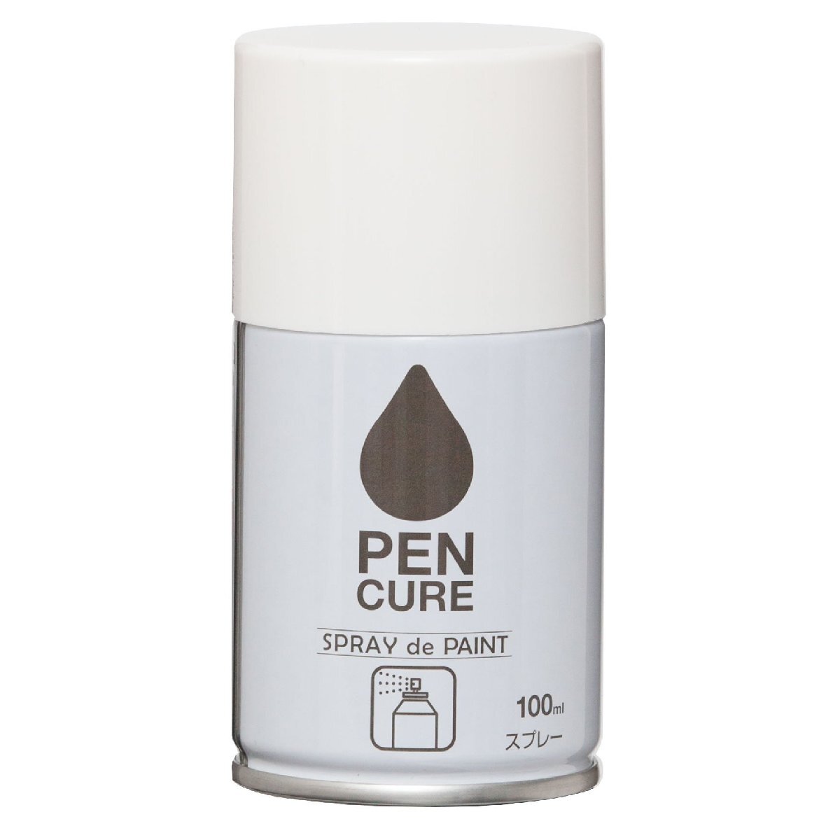 ニッペ ペンキ スプレー ペンキュア SPRAY de PAINT 100ml ホワイト 水性 つやあり 屋内外 日本製拍卖