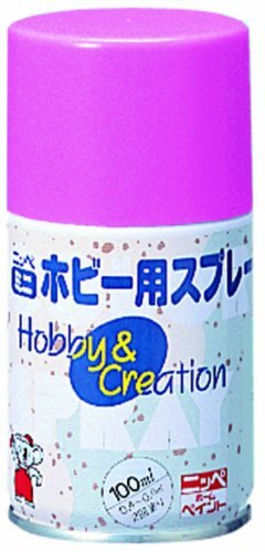 ニッペ ペンキ スプレー ミニホビー用スプレー 100ml ピンク 油性 つやあり 屋内外 日本製 4976124410拍卖